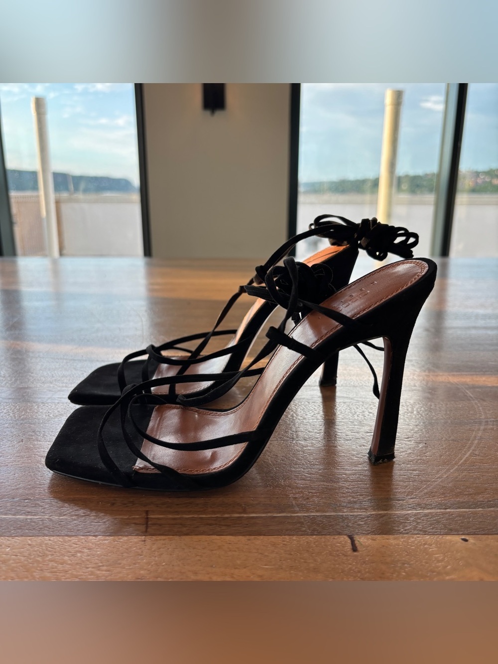Asos Strappy Lace Up Heels, Size 8 - Picture 7 of 10